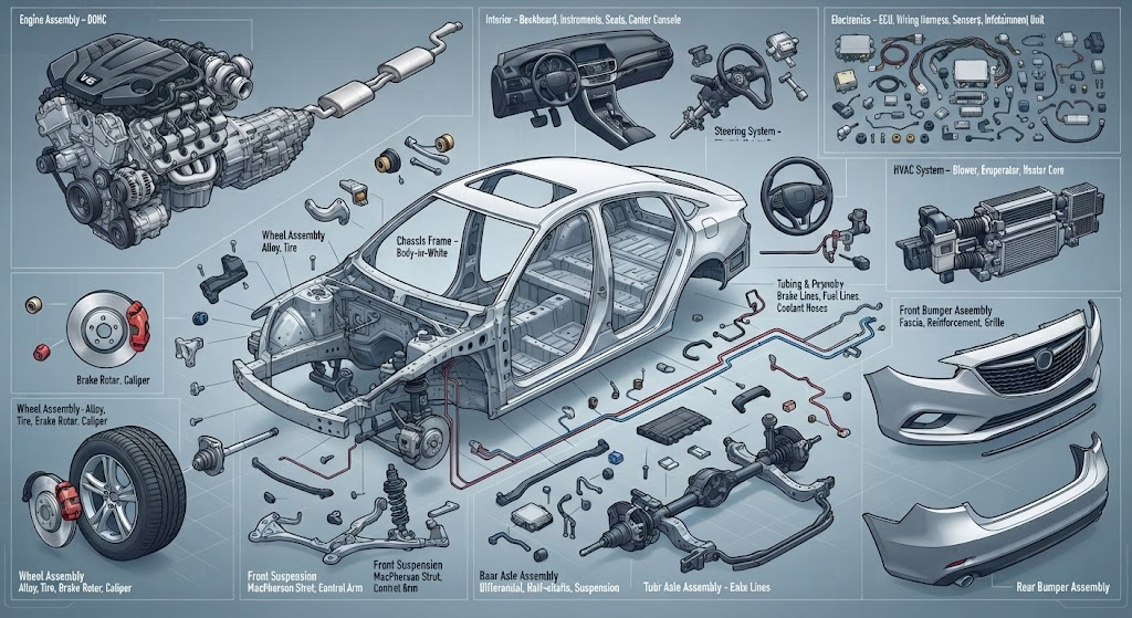 China Automotive Parts Manufacturing Clusters: A Complete Guide to China's Major Auto Parts Industrial Hubs