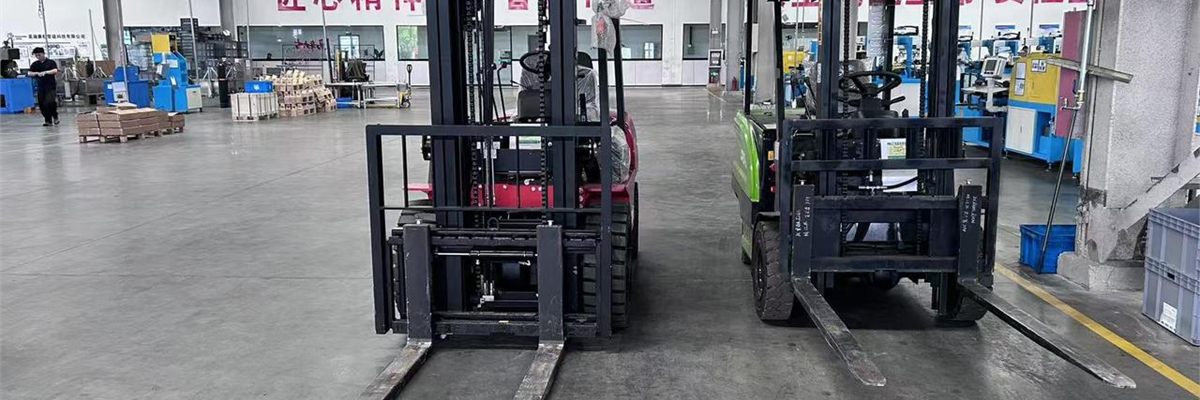 Asbico factory floor with forklifts and production equipment
